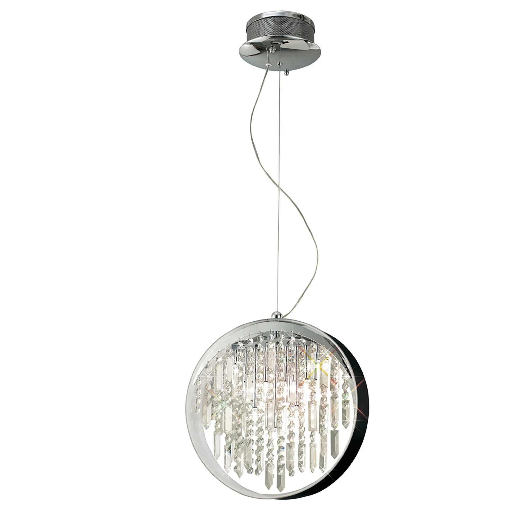 IL30233  Geo Crystal Pendant 9 Light